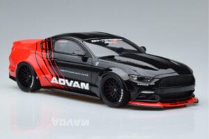 Ford Mustang S550 LB Works Liberty Walk Advan GT Spirit 1:18 KJ035 Gyanta – 4. kép a 6-ből
