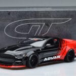 Ford Mustang S550 LB Works Liberty Walk Advan GT Spirit 1:18 KJ035 Gyanta - image 6 of 6