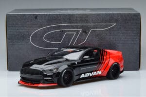 Ford Mustang S550 LB Works Liberty Walk Advan GT Spirit 1:18 KJ035 Gyanta – 6. kép a 6-ből