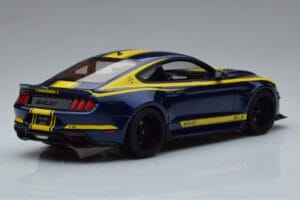 Ford Mustang S550 Shelby Super Snake Kék GT Spirit 1:18 GT871 Gyanta – 2. kép a 6-ből
