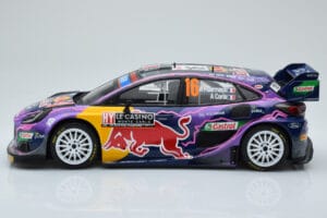 Ford Puma Rally1 WRC #16 A. Fourmaux / A. Coria Rally Monte Carlo 2022 IXO 1:18 18RMC111 Fém – 3. kép a 6-ből