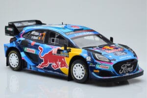Ford Puma Rally1 WRC #7 P-L. Loubet / N. Gilsoul Rally Sweden 2023 IXO 1:18 18RMC154B Fém – 4. kép a 6-ből