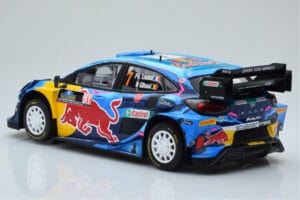 Ford Puma Rally1 WRC #7 P-L. Loubet / N. Gilsoul Rally Sweden 2023 IXO 1:18 18RMC154B Fém – 5. kép a 6-ből
