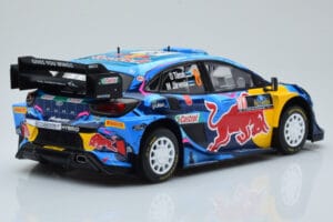 Ford Puma Rally1 WRC #8 O. Tanak / M. Jarveoja Winner Rally Sweden 2023 IXO 1:18 18RMC154A Fém – 2. kép a 6-ből