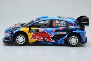 Ford Puma Rally1 WRC #8 O. Tanak / M. Jarveoja Winner Rally Sweden 2023 IXO 1:18 18RMC154A Fém – 3. kép a 6-ből
