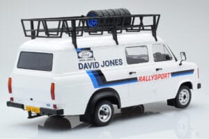 Ford Transit Mk2 Van Team David Jones Rally Assistance IXO 1:18 18RMC033XE Fém – 2. kép a 6-ből