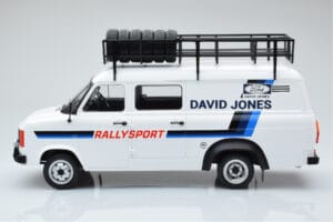 Ford Transit Mk2 Van Team David Jones Rally Assistance IXO 1:18 18RMC033XE Fém – 3. kép a 6-ből