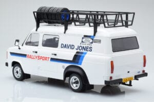 Ford Transit Mk2 Van Team David Jones Rally Assistance IXO 1:18 18RMC033XE Fém – 5. kép a 6-ből