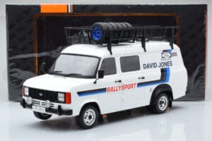 Ford Transit Mk2 Van Team David Jones Rally Assistance IXO 1:18 18RMC033XE Fém – 6. kép a 6-ből