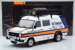 Ford Transit Mk2 Van Team Rothmans Rally Assistance IXO 1:18 18RMC057XE Fém – 6. kép a 6-ből