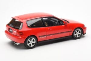 Honda Civic EG6 VTEC Piros LCD 1:18 LCD18018-RE Fém – 4. kép a 11-ből