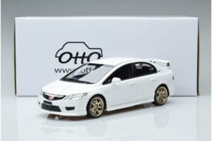 Honda Civic FD2 Type R Mugen Fehér Otto 1:18 OT941 Gyanta – 6. kép a 6-ből