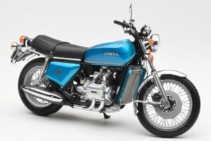 Honda Gold Wing GL1000 Kék Metál Minichamps 1:12 122161600 Fém – 4. kép a 6-ből
