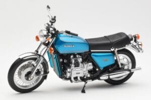 Honda Gold Wing GL1000 Kék Metál Minichamps 1:12 122161600 Fém – 5. kép a 6-ből