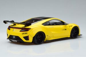 Honda NSX NC1 LB Works Liberty Walk Sárga GT Spirit 1:18 KJ034 Gyanta – 2. kép a 6-ből
