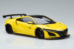 Honda NSX NC1 LB Works Liberty Walk Sárga GT Spirit 1:18 KJ034 Gyanta – 4. kép a 6-ből