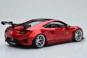 Honda NSX NC1 Liberty Walk Candy Piros GT Spirit 1:18 GT245 Fém – 2. kép a 6-ből