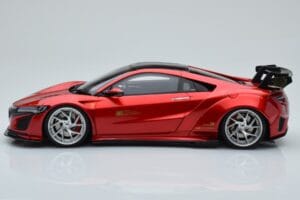 Honda NSX NC1 Liberty Walk Candy Piros GT Spirit 1:18 GT245 Fém – 3. kép a 6-ből