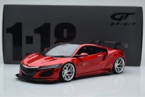 Honda NSX NC1 Liberty Walk Candy Piros GT Spirit 1:18 GT245 Fém – 6. kép a 6-ből