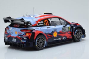 Hyundai i20 Coupe WRC #11 T. Neuville / N. Gilsoul Rally Monte Carlo 2020 IXO 1:18 18RMC067A Fém – 2. kép a 6-ből