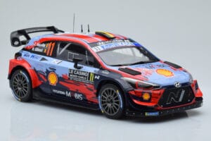 Hyundai i20 Coupe WRC #11 T. Neuville / N. Gilsoul Rally Monte Carlo 2020 IXO 1:18 18RMC067A Fém – 4. kép a 6-ből