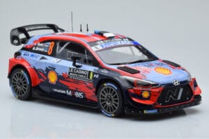 Hyundai i20 Coupe WRC #8 O. Tanak / M. Jarveoja Rally Monte Carlo 2020 IXO 1:18 18RMC067C Fém – 4. kép a 6-ből