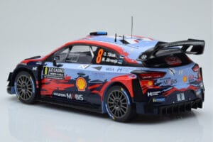 Hyundai i20 Coupe WRC #8 O. Tanak / M. Jarveoja Rally Monte Carlo 2020 IXO 1:18 18RMC067C Fém – 5. kép a 6-ből
