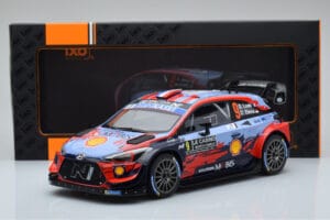 Hyundai i20 Coupe WRC #9 S. Loeb / I. Galmiche Rally Monte Carlo 2020 IXO 1:18 18RMC067B Fém – 6. kép a 6-ből