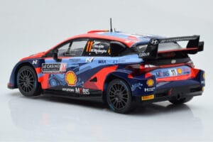 Hyundai i20 N Rally1 #11 T. Neuville / M. Wydaeghe Rally Monte Carlo 2022 IXO 1:18 18RMC112 Fém – 5. kép a 6-ből