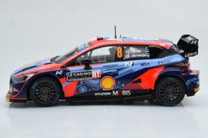 Hyundai i20 N Rally1 #8 O. Tanak / M. Jarveoja Rally Monte Carlo 2022 IXO 1:18 18RMC113 Fém – 3. kép a 6-ből