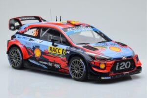 Hyundai i20 Coupe WRC #6 D. Sordo / C. del Barrio Rally Catalunya 2019 IXO 1:18 18RMC052C Fém – 4. kép a 6-ből