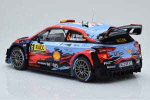 Hyundai i20 Coupe WRC #6 D. Sordo / C. del Barrio Rally Catalunya 2019 IXO 1:18 18RMC052C Fém – 5. kép a 6-ből