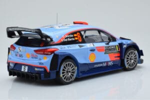 Hyundai i20 Coupe WRC #6 D. Sordo / C. del Barrio Rally Monte Carlo 2018 IXO 1:18 18RMC030C Fém – 2. kép a 6-ből