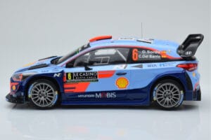 Hyundai i20 Coupe WRC #6 D. Sordo / C. del Barrio Rally Monte Carlo 2018 IXO 1:18 18RMC030C Fém – 3. kép a 6-ből