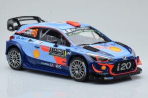 Hyundai i20 Coupe WRC #6 D. Sordo / C. del Barrio Rally Monte Carlo 2018 IXO 1:18 18RMC030C Fém – 4. kép a 6-ből