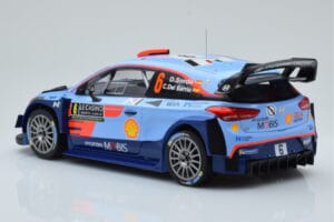Hyundai i20 Coupe WRC #6 D. Sordo / C. del Barrio Rally Monte Carlo 2018 IXO 1:18 18RMC030C Fém – 5. kép a 6-ből