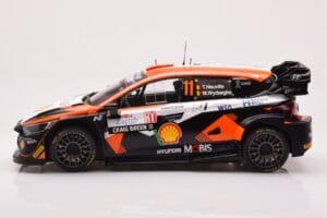 Hyundai i20 N Rally1 #11 T. Neuville / M. Wydaeghe Rally Croatia 2023 IXO 1:18 18RMC160A Fém – 3. kép a 6-ből