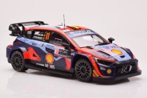 Hyundai i20 N Rally1 #11 T. Neuville / M. Wydaeghe Rally Monte Carlo 2023 IXO 1:18 18RMC153A Fém – 4. kép a 6-ből