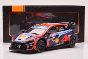 Hyundai i20 N Rally1 #11 T. Neuville / M. Wydaeghe Rally Monte Carlo 2023 IXO 1:18 18RMC153A Fém – 6. kép a 6-ből