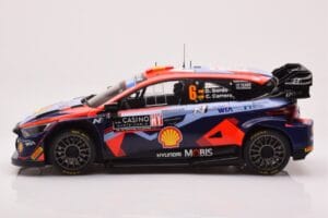 Hyundai i20 N Rally1 #6 D. Sordo / C. Carrera Rally Monte Carlo 2023 IXO 1:18 18RMC153B Fém – 3. kép a 6-ből