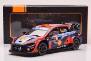 Hyundai i20 N Rally1 #6 D. Sordo / C. Carrera Rally Monte Carlo 2023 IXO 1:18 18RMC153B Fém – 6. kép a 6-ből