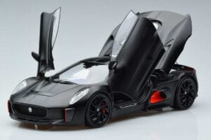 Jaguar C-X75 Fekete Almost Real 1:18 810605 Fém – 2. kép a 7-ből