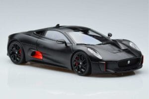 Jaguar C-X75 Fekete Almost Real 1:18 810605 Fém – 5. kép a 7-ből