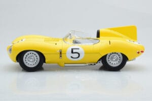Jaguar D-Type #5 Ecurie Nationale Belge 24 Hours of Le Mans 1956 CMR 1:18 CMR143 Fém – 3. kép a 6-ből