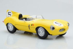 Jaguar D-Type #5 Ecurie Nationale Belge 24 Hours of Le Mans 1956 CMR 1:18 CMR143 Fém – 4. kép a 6-ből