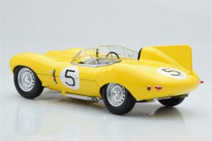 Jaguar D-Type #5 Ecurie Nationale Belge 24 Hours of Le Mans 1956 CMR 1:18 CMR143 Fém – 5. kép a 6-ből