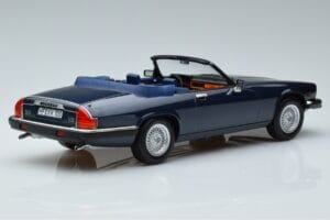 Jaguar XJS V12 Kabrió Kék Metál Limitált Kiadás Norev 1:18 182636 Fém – 2. kép a 6-ből