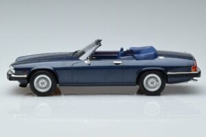 Jaguar XJS V12 Kabrió Kék Metál Limitált Kiadás Norev 1:18 182636 Fém – 3. kép a 6-ből