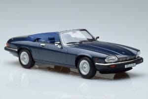 Jaguar XJS V12 Kabrió Kék Metál Limitált Kiadás Norev 1:18 182636 Fém – 4. kép a 6-ből