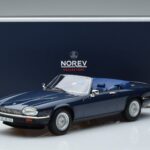 Jaguar XJS V12 Kabrió Kék Metál Limitált Kiadás Norev 1:18 182636 Fém - image 6 of 6